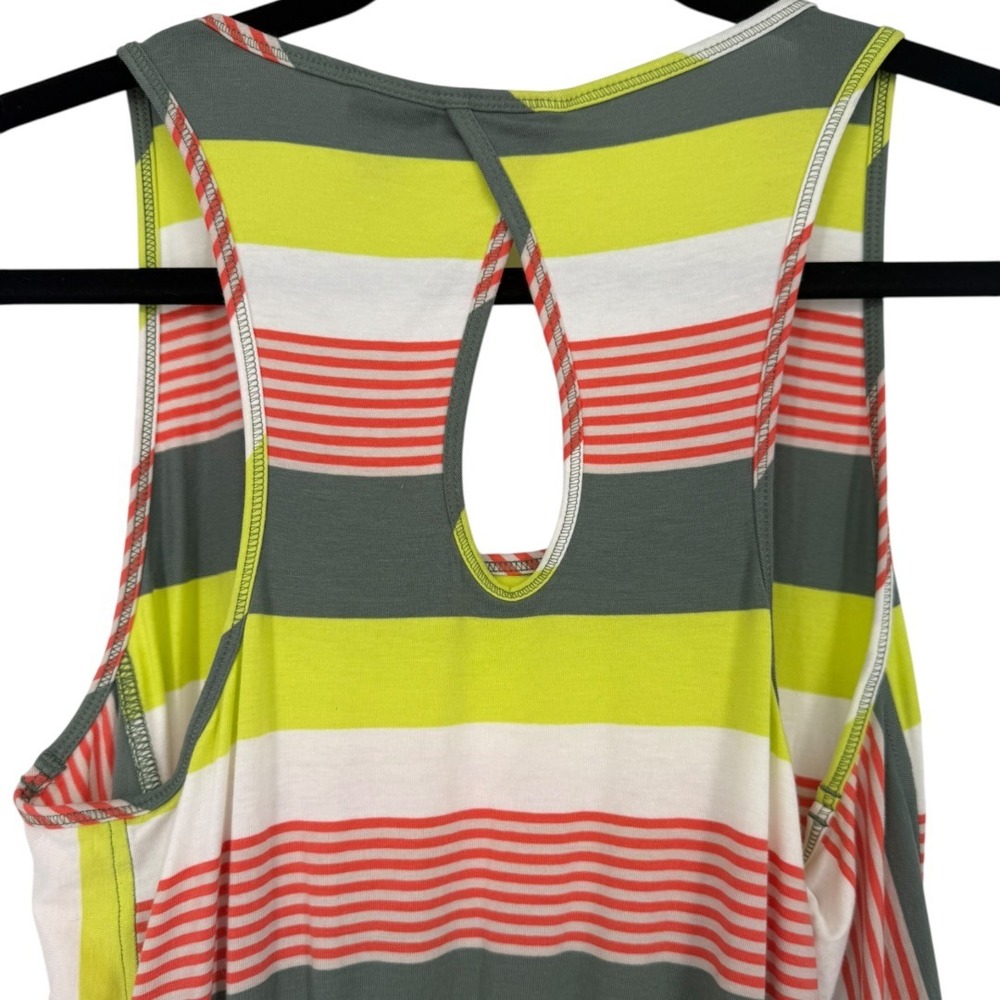 Patagonia Womens West Ashley Dress Fitz Stripe Micro Hemlock Green Size Medium - Picture 6 of 14